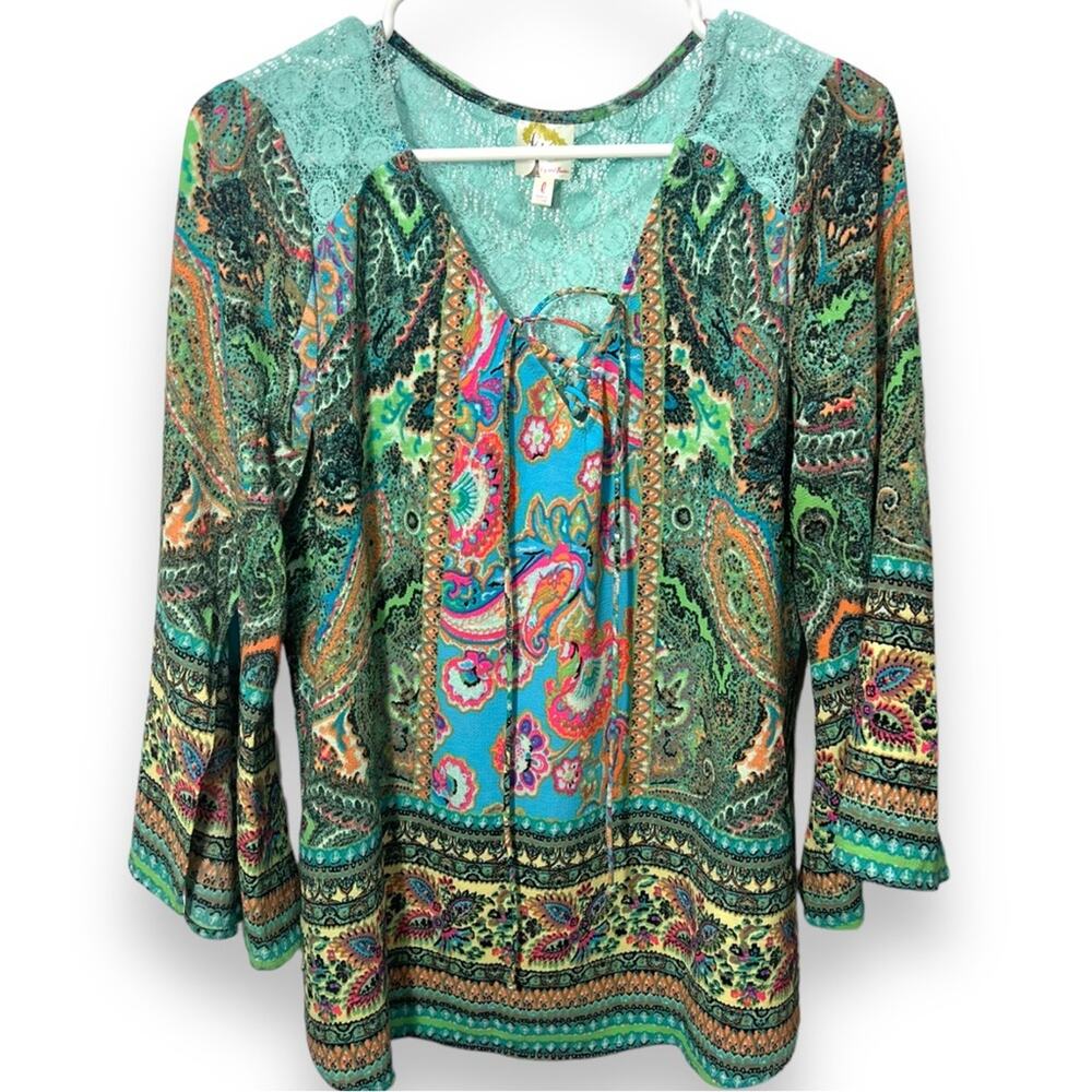 Colorful Paisley Women's Top